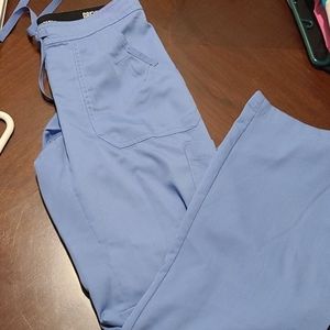XS greys anatomy scrub pant light blue